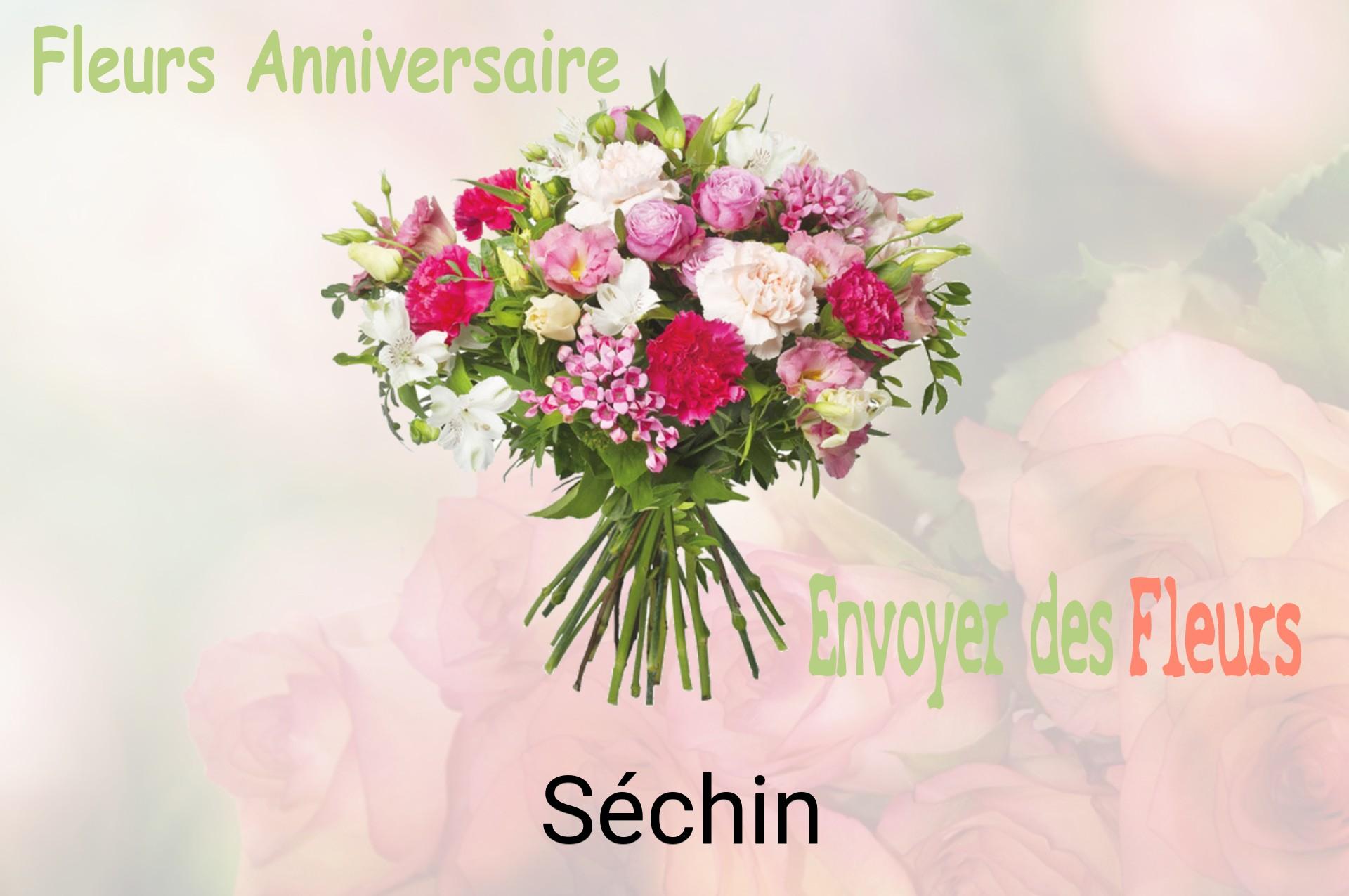 Bouquet de fleurs d’anniversaire livré à Séchin